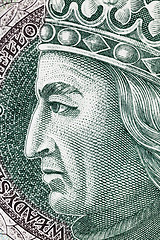 Image showing Polish Zloty closeup