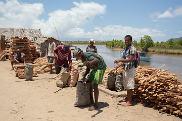 Image showing Malagasy peoples everyday life in Madagascar