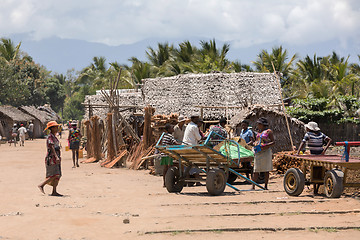 Image showing Malagasy peoples everyday life in Madagascar