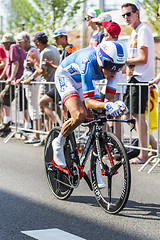 Image showing The Cyclist Alexandre Geniez - Tour de France 2015