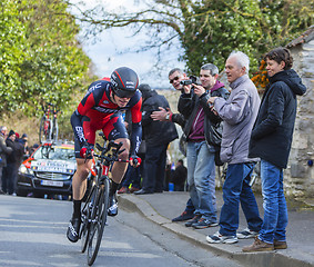 Image showing The Cyclist Ben Hermans - Paris-Nice 2016