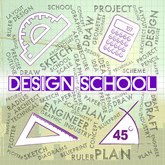Image showing Design School Means University Artwork And Schools