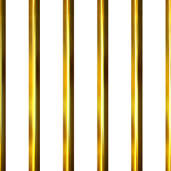Image showing 3D Golden Bars