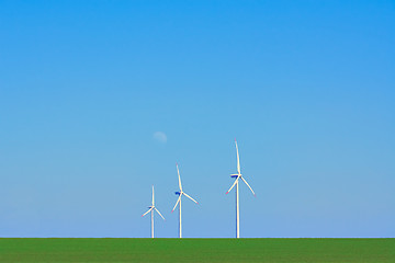 Image showing Wind Turbines in Bulgaria