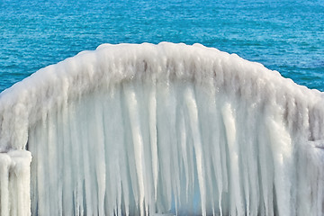 Image showing Icy Arch with Icicles