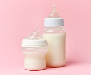 Image showing Baby milk bottles