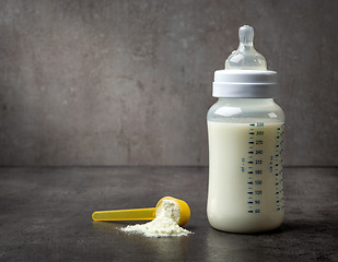 Image showing bottle of baby milk