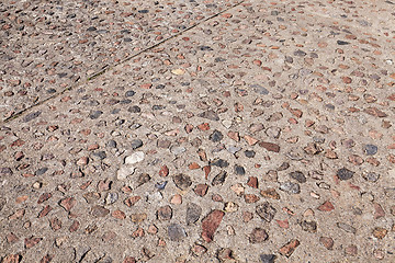 Image showing road concrete and tiles