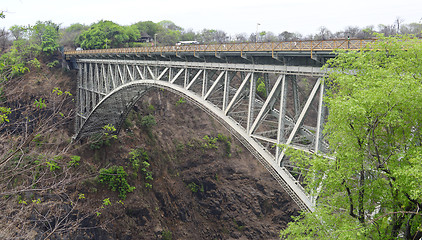 Image showing Bridge at the Victoria Falls