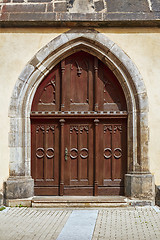 Image showing Entrance to the Church