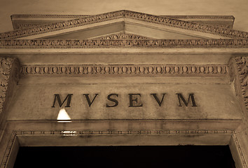 Image showing Italian Museum Entrance
