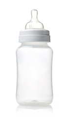 Image showing empty plastic baby bottle