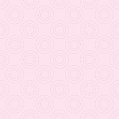Image showing Seamless pattern with rings on pink