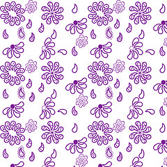 Image showing Tiny flowers seamless pattern