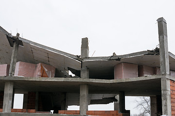 Image showing Destruction in the illicit construction of the house