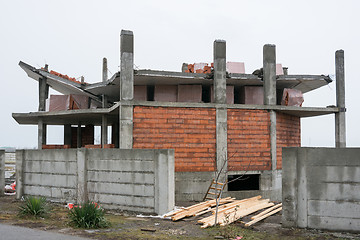 Image showing Collapse of slabs with poor-quality construction