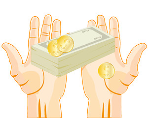 Image showing Money in hand