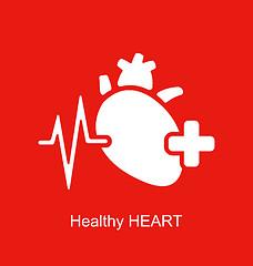 Image showing Medical Logo of Healthy Heart