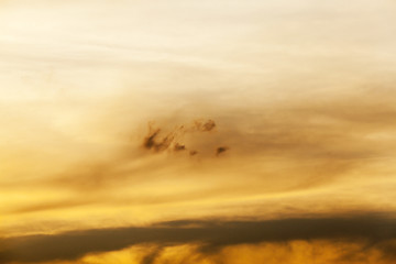 Image showing the sky during sunset