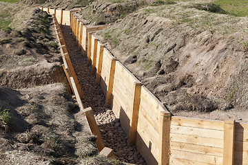 Image showing trenches for combat