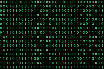 Image showing Seamless pattern with binary code