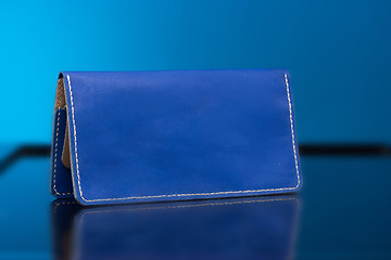 Image showing Blue woman clutch bag