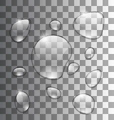 Image showing Water Abstract Grey Background