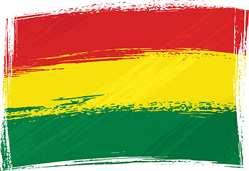 Image showing Grunge Bolivia flag