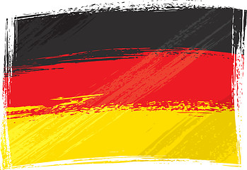 Image showing Grunge Germany flag