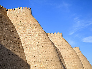 Image showing Walls of Bukhara, Uzbekistan