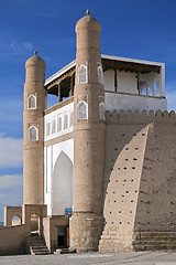 Image showing Ark fortress gate in Bukhara, Uzbekistan