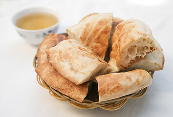 Image showing Traditional Uzbek bread lavash