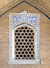 Image showing Typical open-work window, Uzbekistan