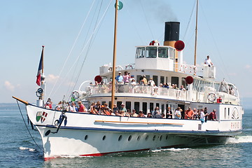 Image showing Ancient Swiss Boat