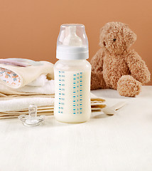 Image showing baby milk bottle