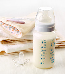 Image showing baby milk bottle