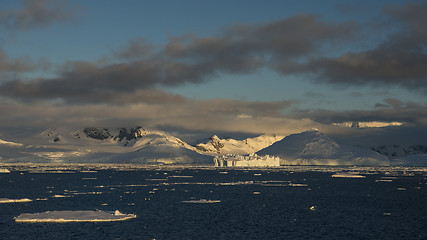 Image showing Antarctica view form the ship