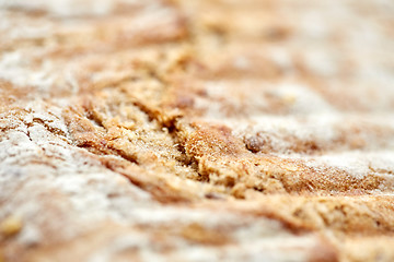 Image showing close up of white bread