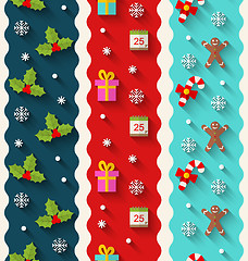 Image showing Set Wallpaper for Christmas and Happy New Year