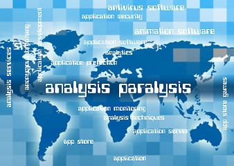 Image showing Analysis Paralysis Represents Analyze Investigate And Research