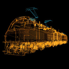 Image showing train.3D illustration