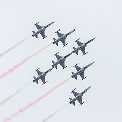 Image showing LEEUWARDEN, THE NETHERLANDS - JUNE 10, 2016: Turkish Air Force D