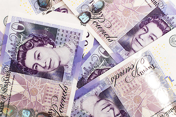 Image showing Pound currency background