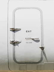 Image showing Emergency exit door