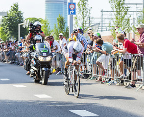 Image showing The Cyclist Fabian Cancellara - Tour de France 2015