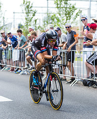 Image showing The Cyclist Koen de Kort - Tour de France 2015