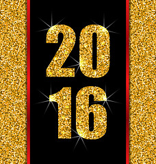 Image showing Happy New Year 2016