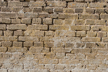 Image showing Brick wall with old stones