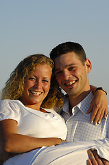 Image showing Happy young couple