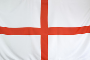 Image showing Textile flag of England